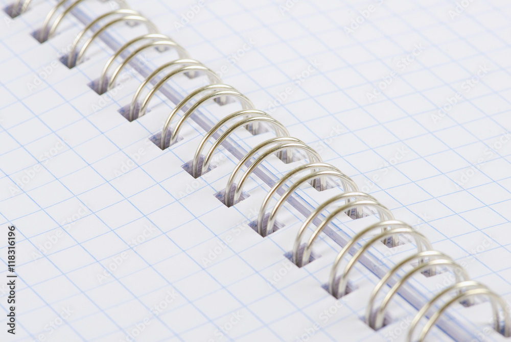 Open Spiral Notebook blank paper Open Spiral Notebook blank paper