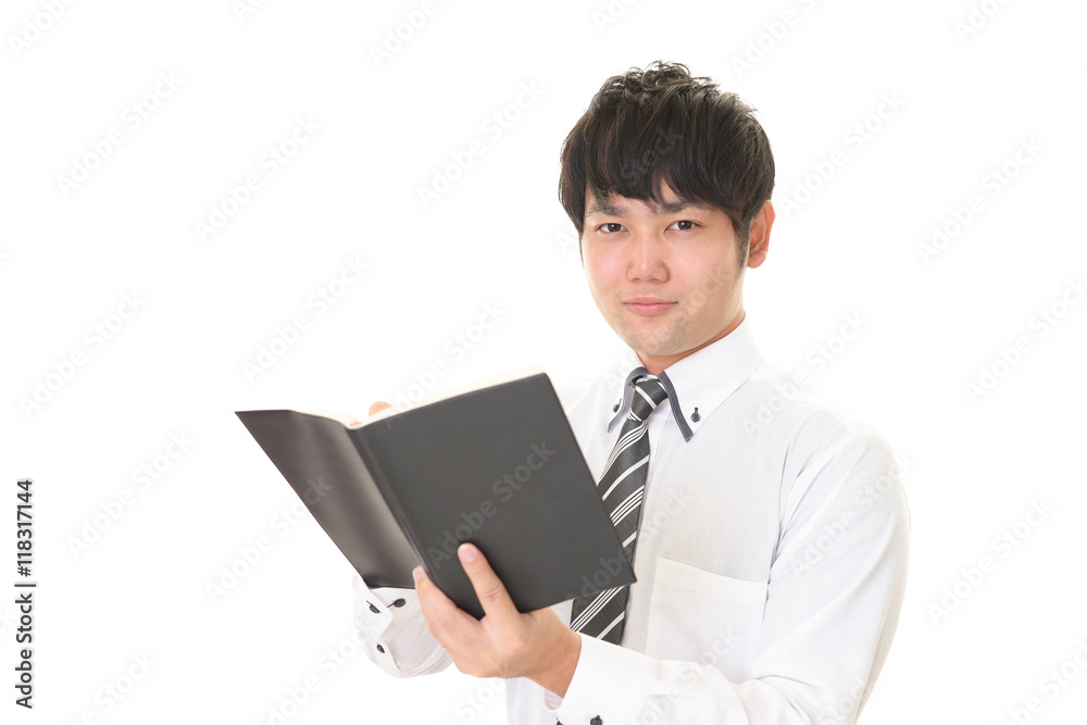 笑顔のビジネスマン 笑顔のビジネスマン