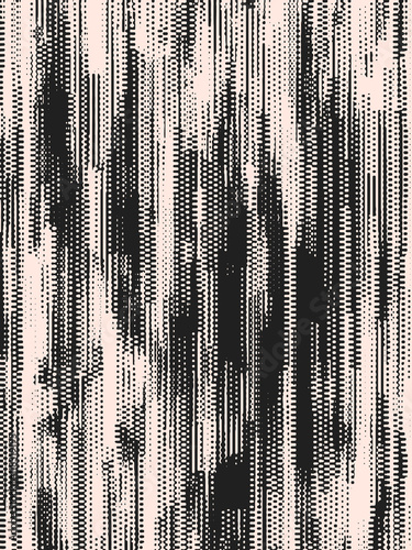 Abstract grunge vector background. Monochrome raster composition of irregular graphic elements.
