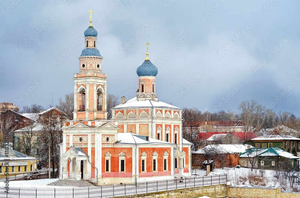 The city of Serpukhov in Russia, old Church
