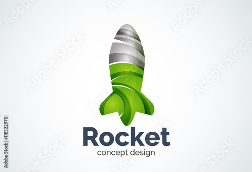 Rocket logo template