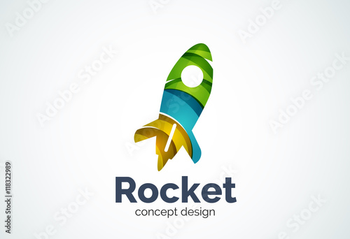 Rocket logo template