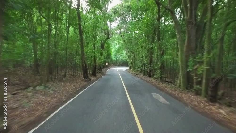 Driving North Shore Road, St John, United States Virgin Islands Driving North Shore Road, St John, United States Virgin Islands