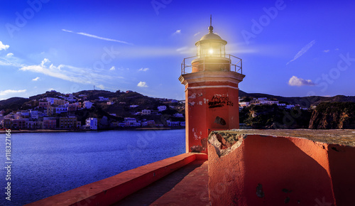 ponza island italy lighthouse
