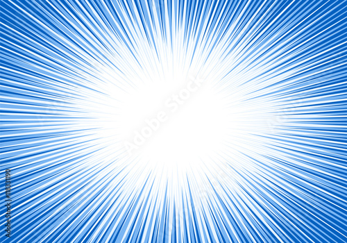 abstrakter blauer Strahlen Hintergrund