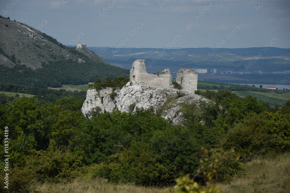 Czech republic, south Moravia, Palava region, castle Sirotci hradek,