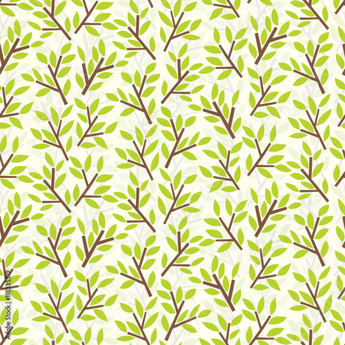 Organic background. Seamless pattern.Vector.                      