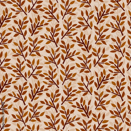 Organic background. Seamless pattern.Vector. 植物のパターン