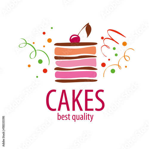 vector cake logo