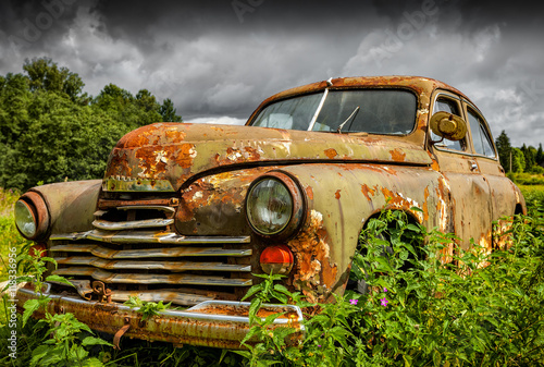 Old rusty car