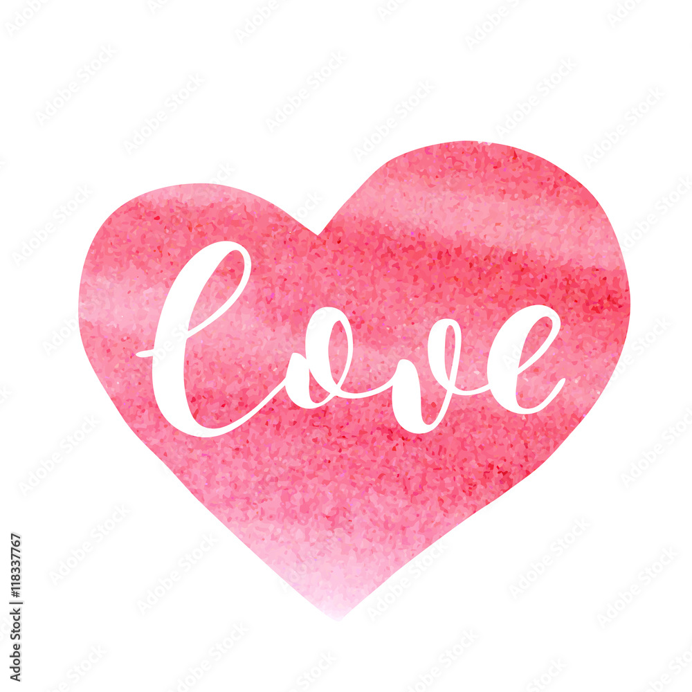Love. Brush lettering. Love. Brush lettering.