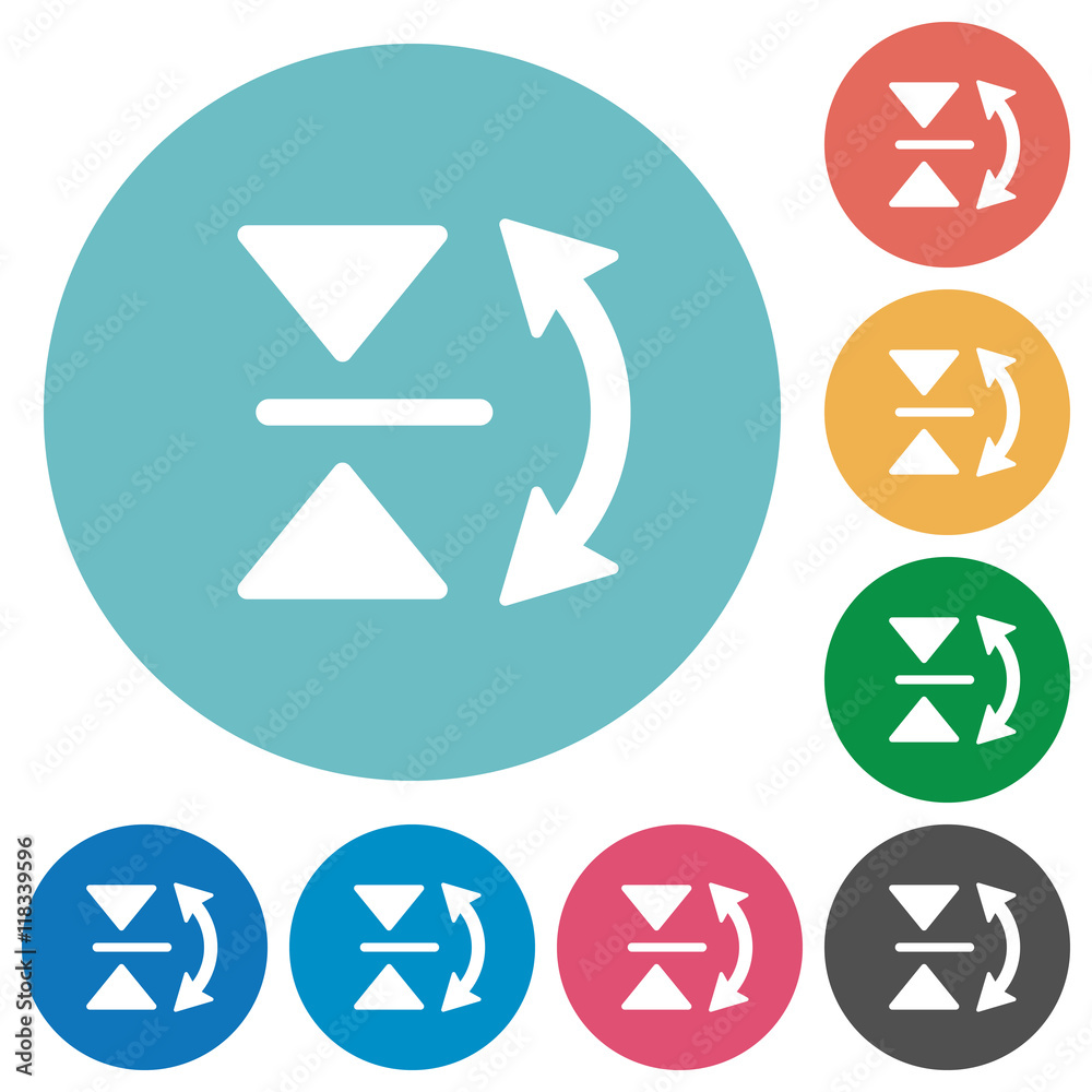 Flat vertical flip icons Flat vertical flip icons