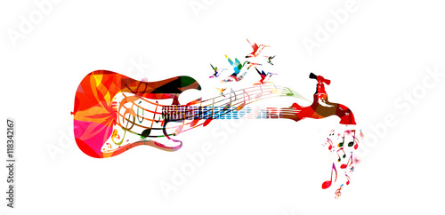 Vector illustration for music inspires concept