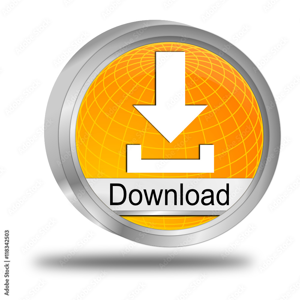Download button - 3D illustration Download button - 3D illustration