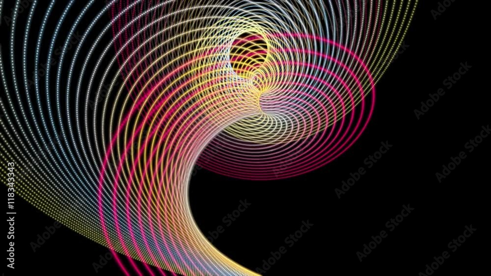 Fantastic video animation with particle stripe object in slow motion, 4096x2304 loop 4K Fantastic video animation with particle stripe object in slow motion, 4096x2304 loop 4K
