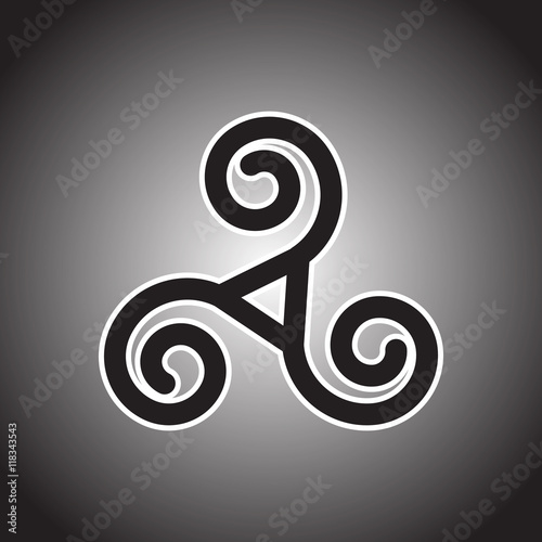 Triskele celtic