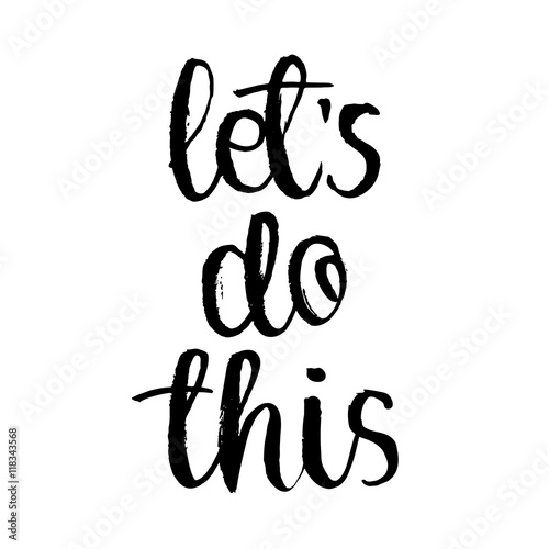 Lettering phrase 