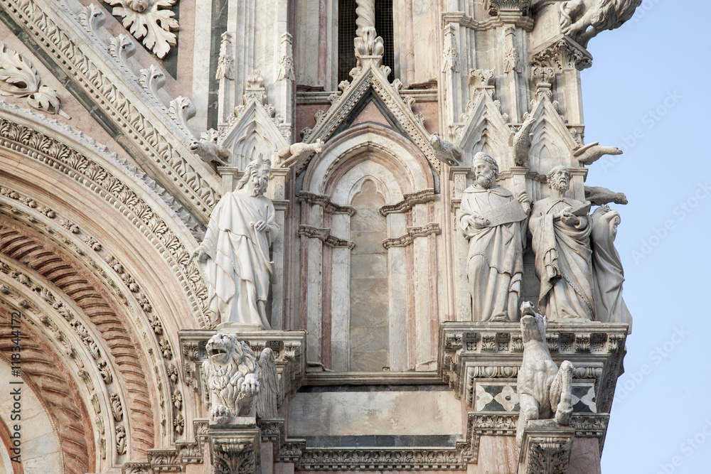 Cathedral Facade in Siena