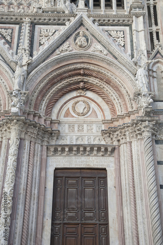 Cathedral Facade in Siena 