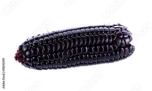 purple corn on white background