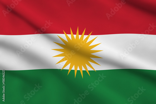 Kurdish Flag photo