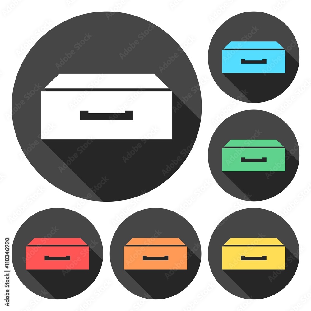 Drawer Icons set Drawer Icons set
