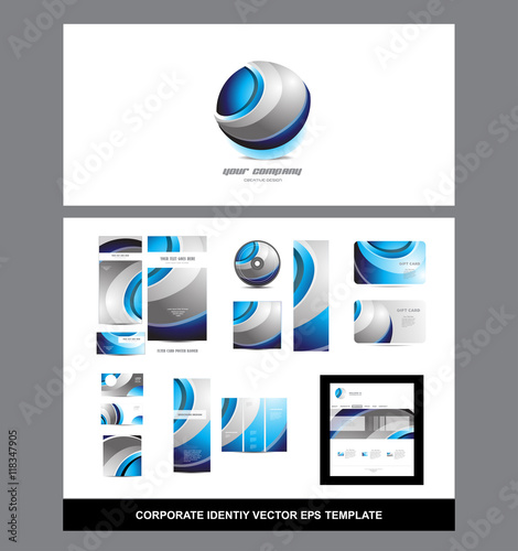 Corporate identity logo vector photo