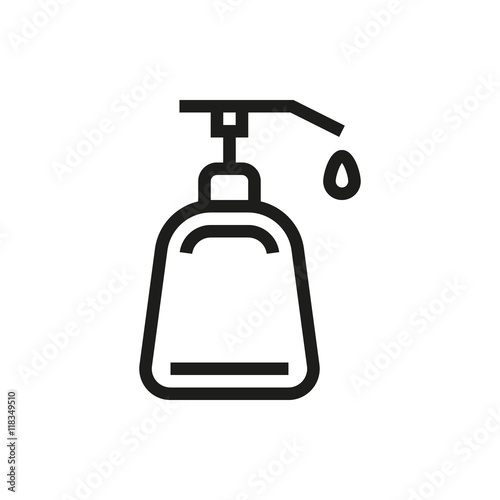Liquid Soap icon on white background