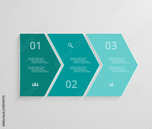 Vector lines arrows infographic.