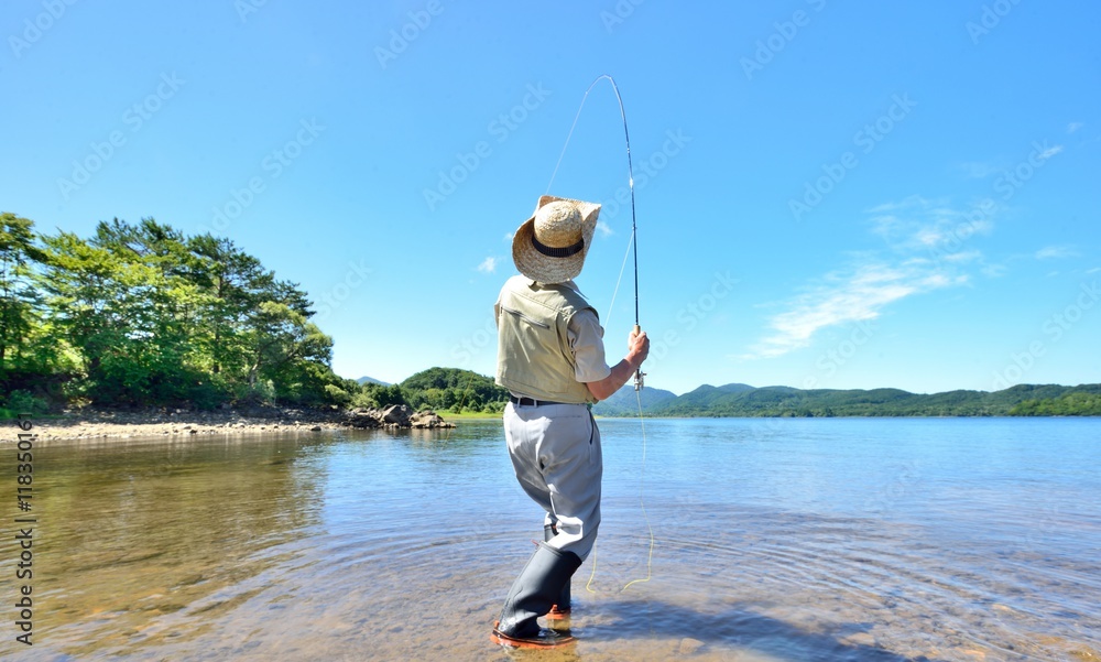 湖のフィッシング 湖のフィッシング