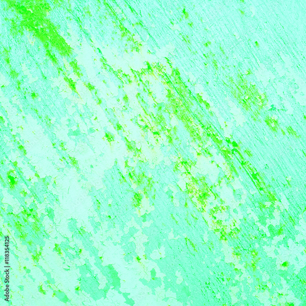 Fototapeta premium abstract green background texture of old rusty wall