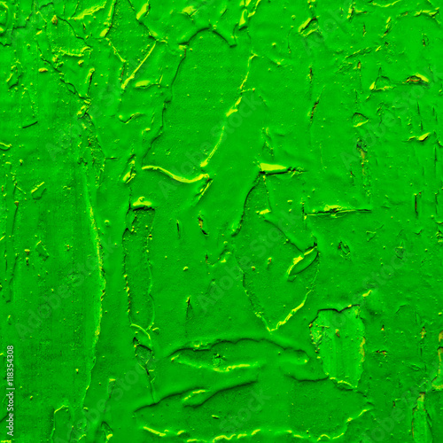 Painted green wall background or texture
