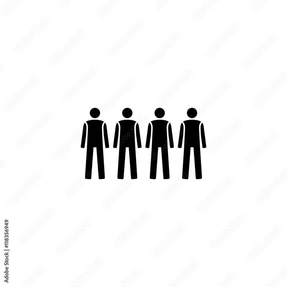 People Icons - Isolated On White Background. Vector Illustration, Graphic Design. For Web, Websites, Print. Business Concept People Icons - Isolated On White Background. Vector Illustration, Graphic Design. For Web, Websites, Print. Business Concept