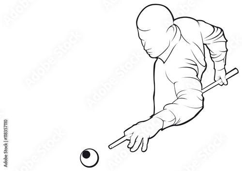 Billiards player