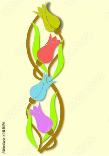 certificate background ornament