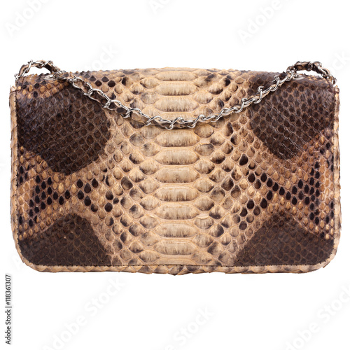 Fashion exotic snakeskin handbag bag purse, handmade