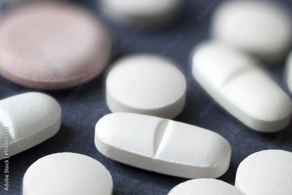 Tablet pills, shallow depth of field Tablet pills, shallow depth of field