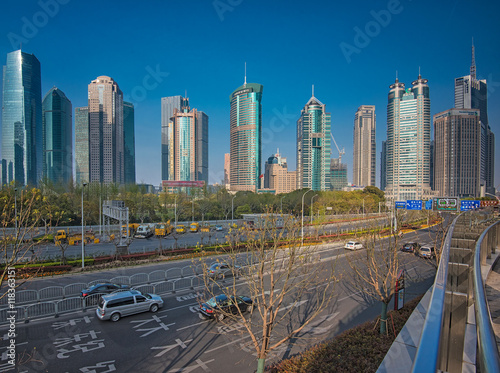 Beautiful skyscrapers, city...