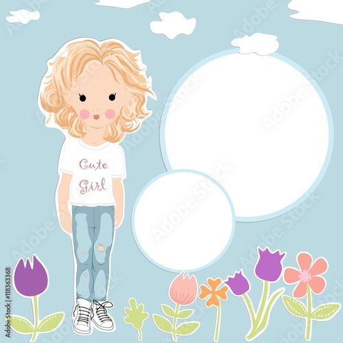 Birthday invitation or birthday card