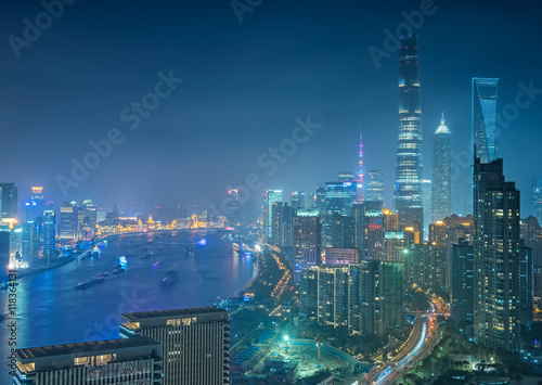 Modern buldings in Shanghai...