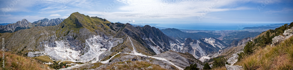 Marble quarries