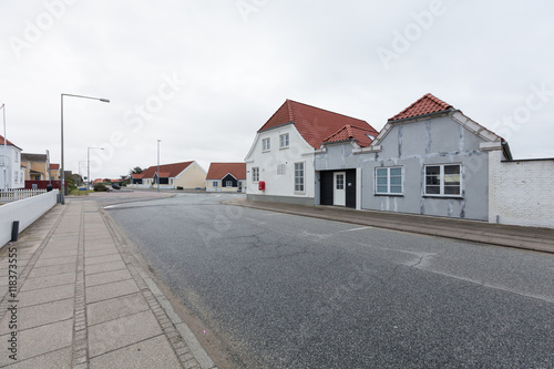Fototapeta Naklejka Na Ścianę i Meble -  View of the small Danish town