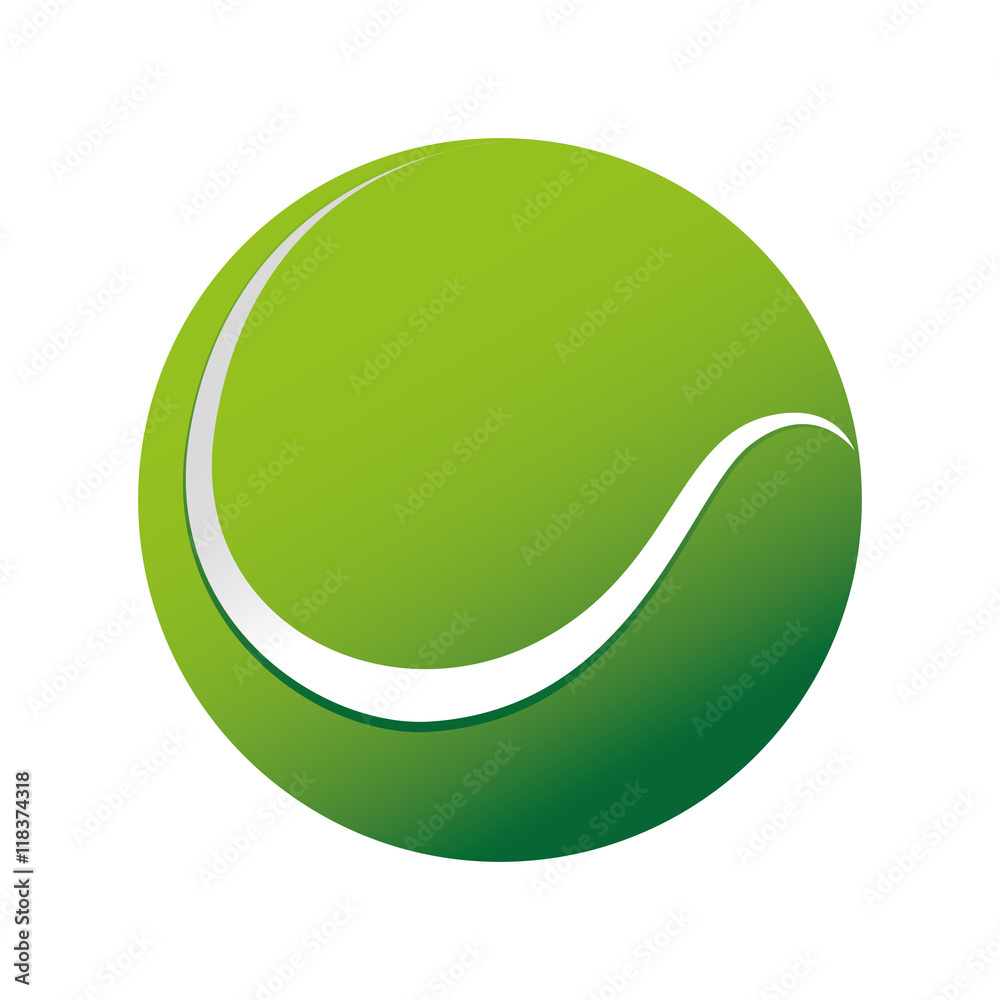 tennis ball sport icon vector tennis ball sport icon vector