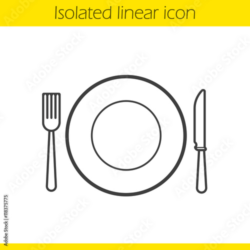 Eatery linear icon