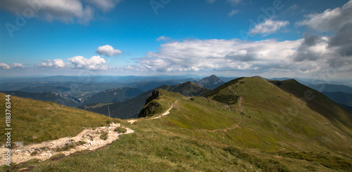 Canvastavla Slovakian mountain Mala Fatra, area of National Nature Reserve Chleb, Slovakia
