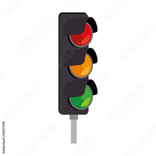 light traffic signal street stoplight icon