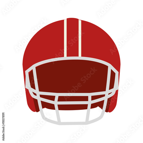 helmet american football icon vector
