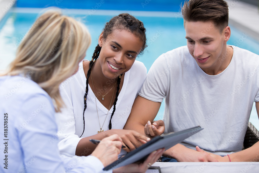 Obraz premium Financial planning consultation