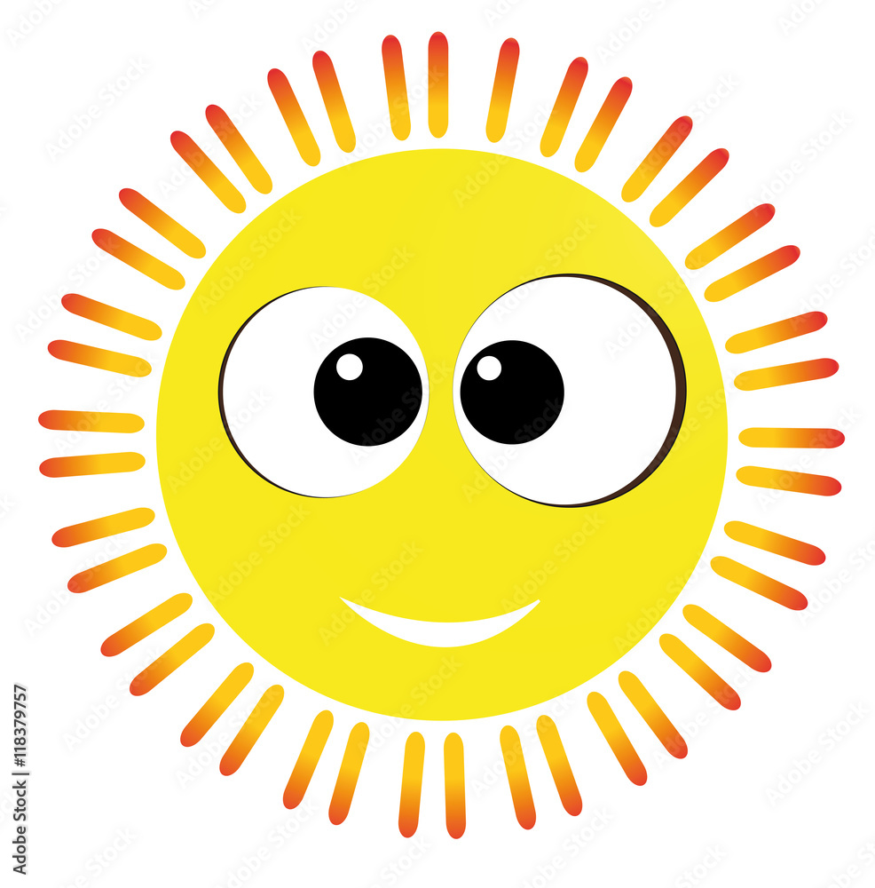 Vector illustration sun Vector illustration sun