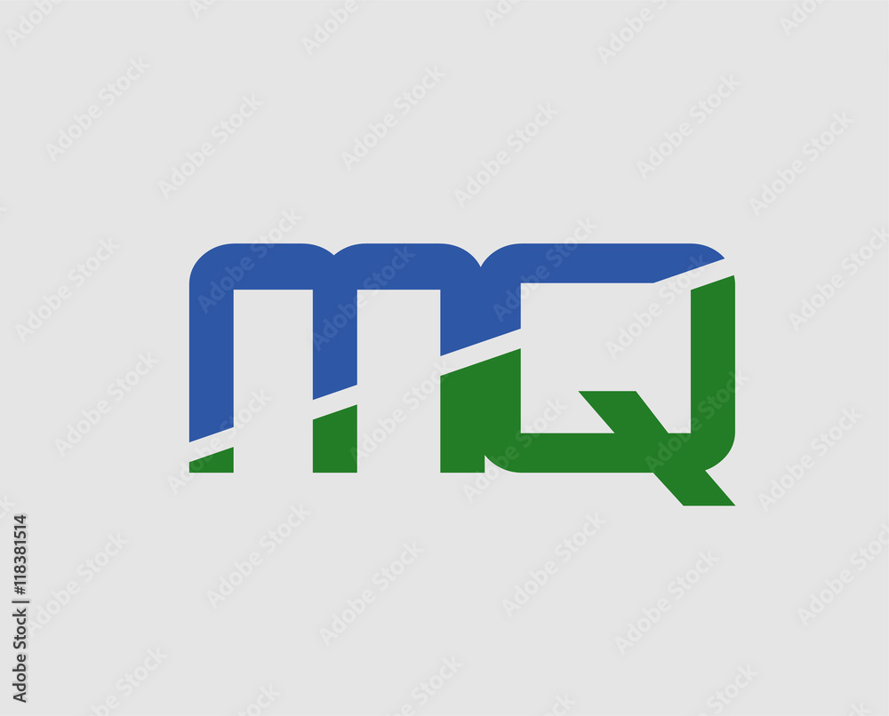 MQ initial overlapping letter logo
MQ initial overlapping letter logo